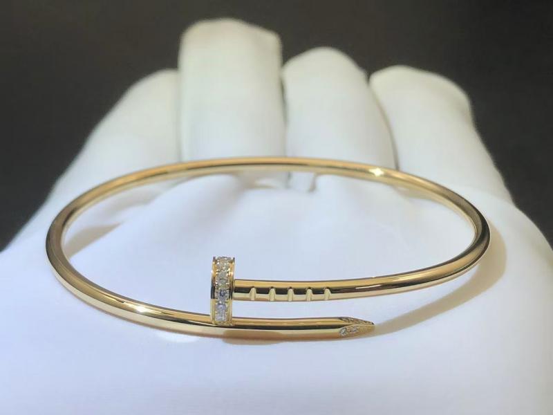 JUSTE UN CLOU BRACELET, SMALL MODEL, DIAMONDS