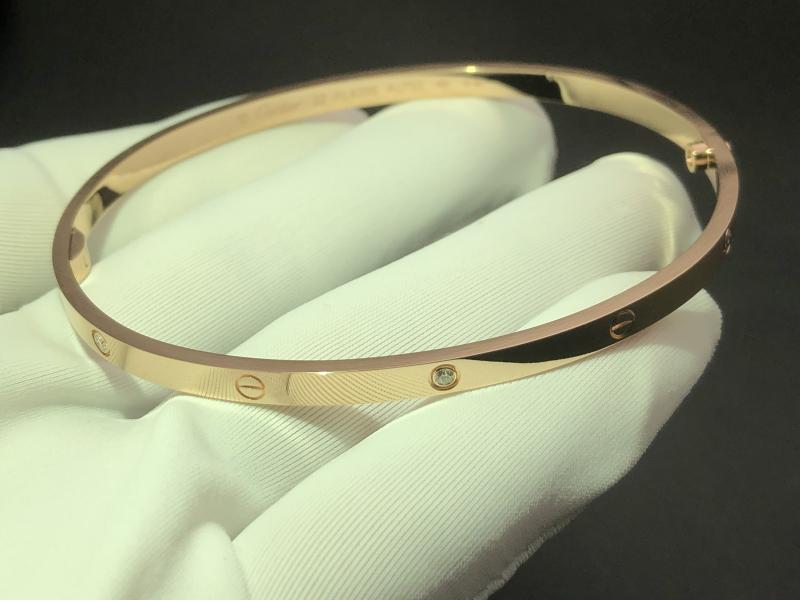 LOVE BRACELET, SMALL MODEL, 6 DIAMONDS